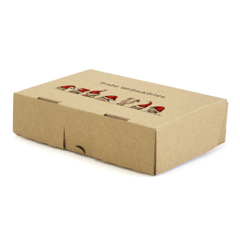 182x112x45 mm Maxibrief Karton mit Weihnachtsmotiv