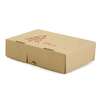 182x112x45 mm Maxibrief Karton mit Weihnachtsmotiv