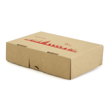 182x112x45 mm Maxibrief Karton mit Weihnachtsmotiv