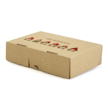 182x112x45 mm Maxibrief Karton mit Weihnachtsmotiv