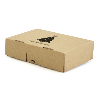 182x112x45 mm Maxibrief Karton mit Weihnachtsmotiv