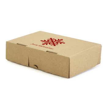 182x112x45 mm Maxibrief Karton mit Weihnachtsmotiv