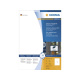HERMA Etiketten A4 Outdoor Klebefolie 210x297 mm weiß extrem stark haftend Folie matt wetterfest 50 St.