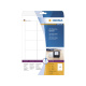 HERMA ZIP-Disk-Etiketten A4 weiß 59x50 mm Papier matt 375 St.