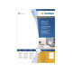 HERMA Etiketten A4 weiß 210x99 mm perforiert Papier matt 300 St.