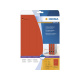 HERMA Ordneretiketten A4 rot 38x297 mm Papier matt blickdicht 100 St.